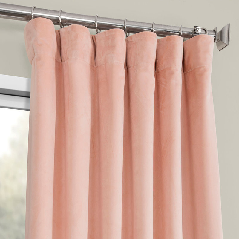 Foundstone™ Bagwell Velvet Solid Color Room Darkening Thermal Rod